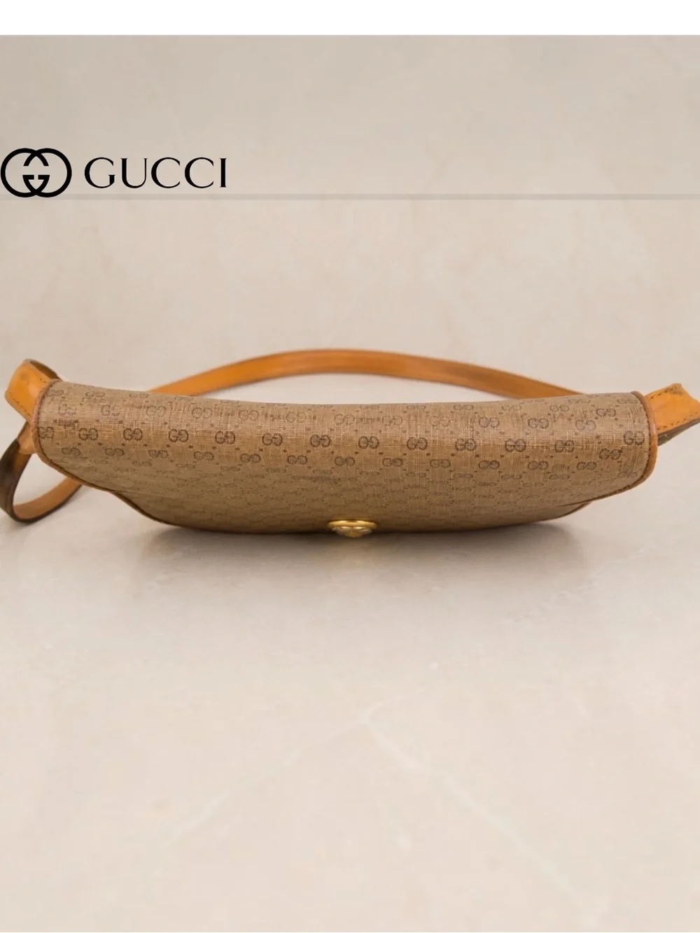 AUTHENTIC GUCCI-THE WOMAN WHO KNOWS-RARE MICRO GG ENVELOPE SHOULDER BAG - Picture 6 of 7